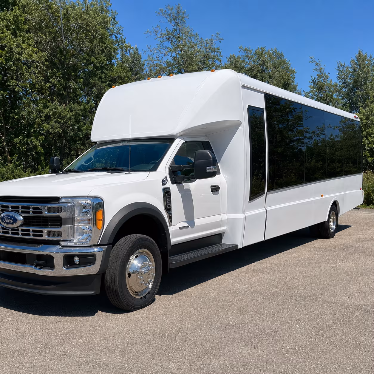 Albuquerque Airport Shuttle & Transportation party bus exterior