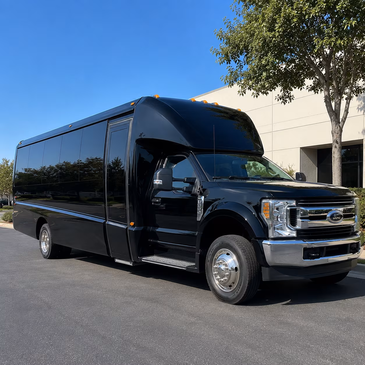 Albuquerque Airport Shuttle & Transportation party bus exterior
