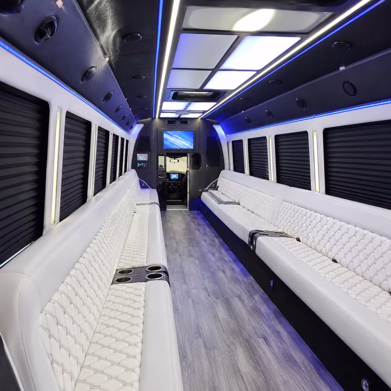 Albuquerque Bachelor & Bachelorette Transportation party bus exterior