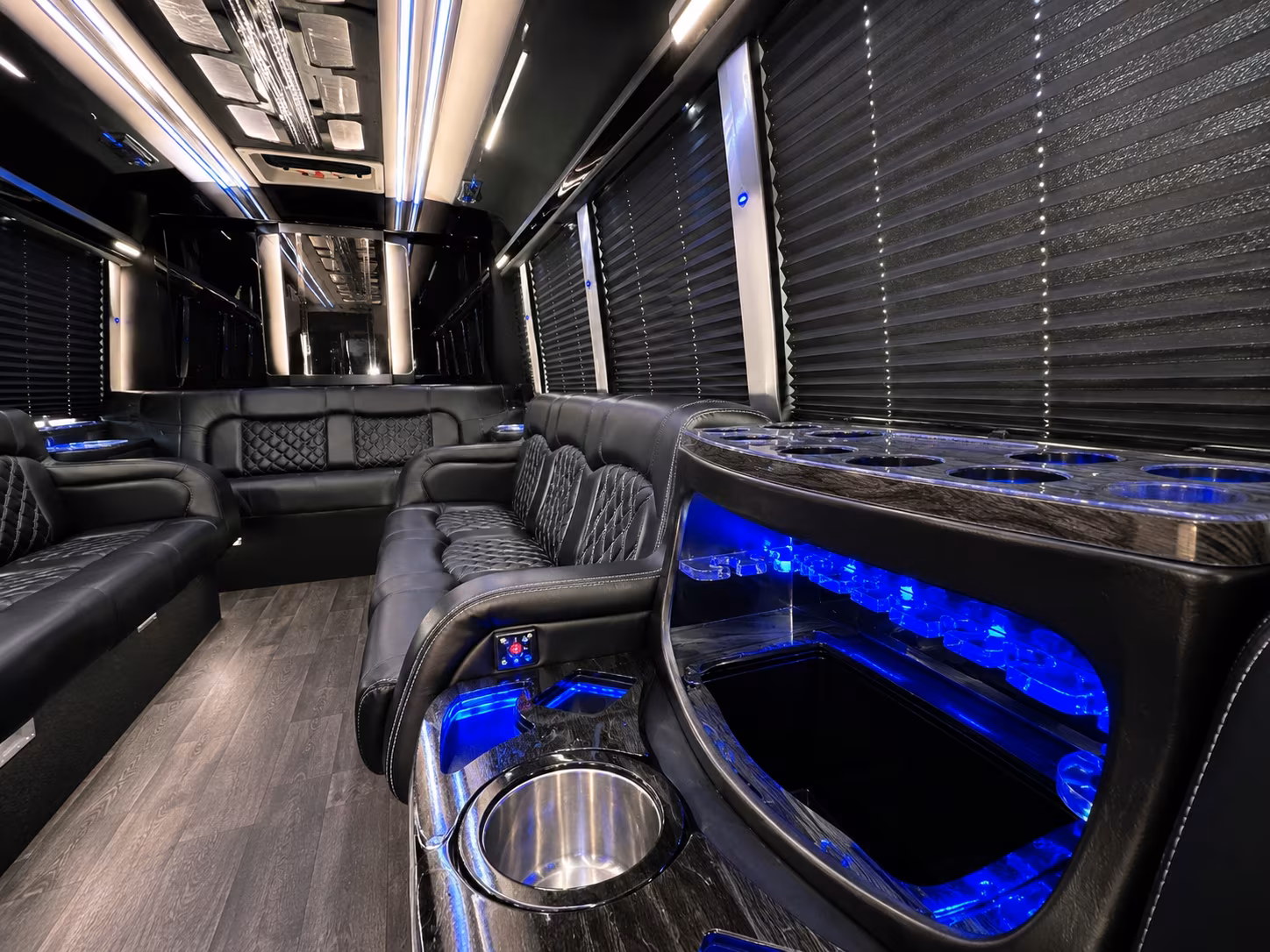 Albuquerque Private Event Transportation party bus exterior