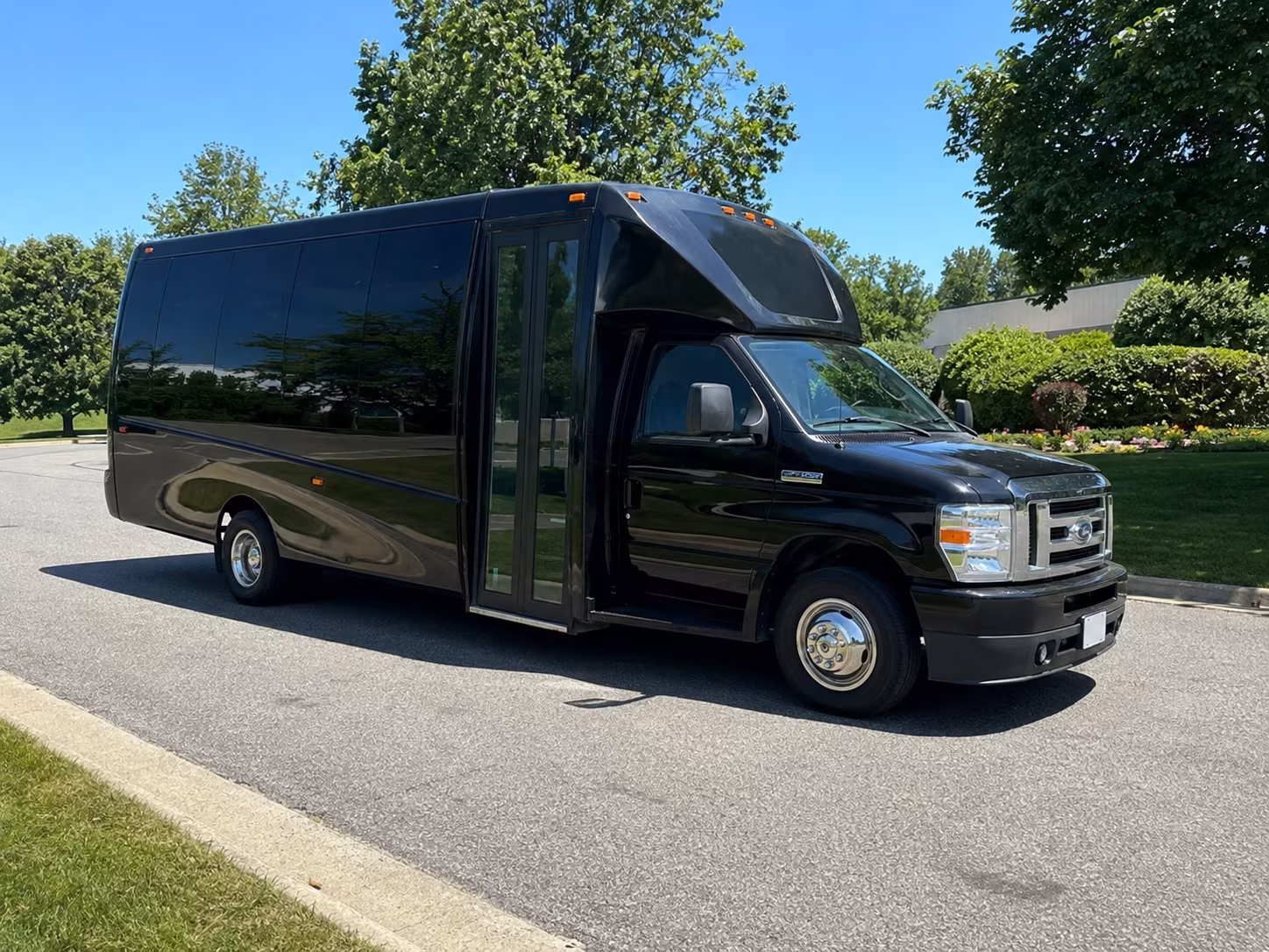 Albuquerque Private Event Transportation party bus exterior