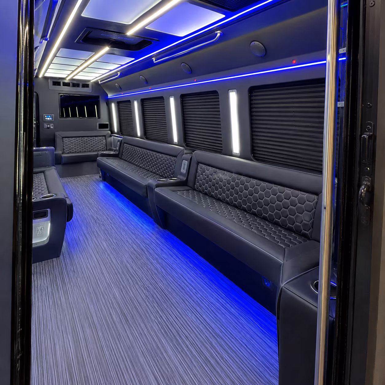Albuquerque Private Event Transportation party bus exterior