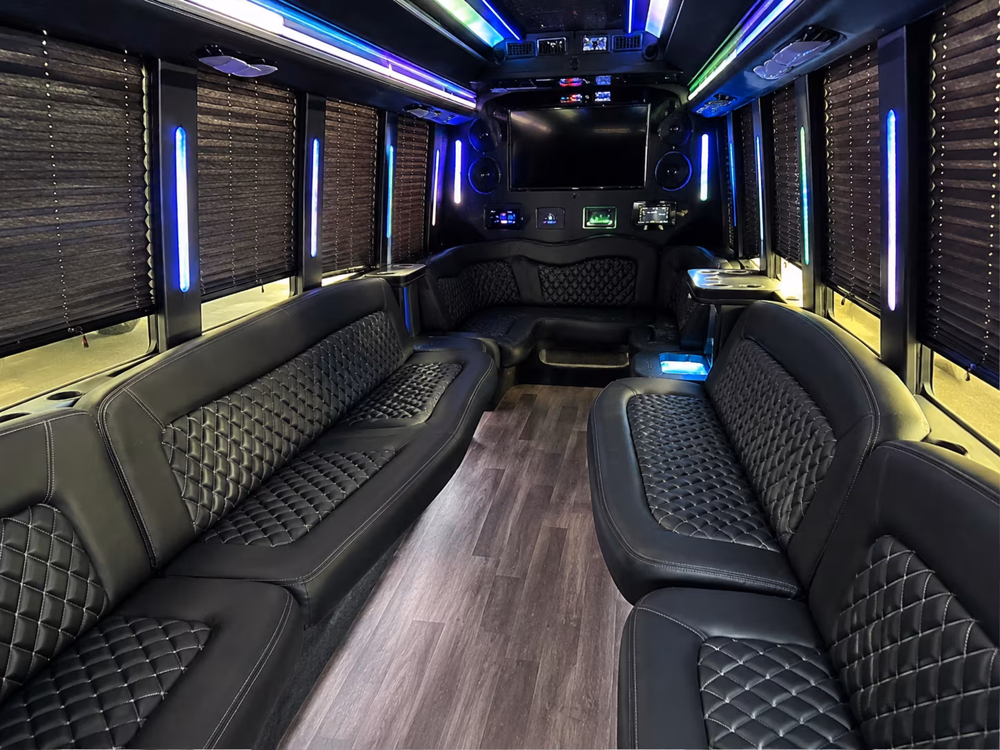 Albuquerque Prom & Homecoming Transportation party bus exterior