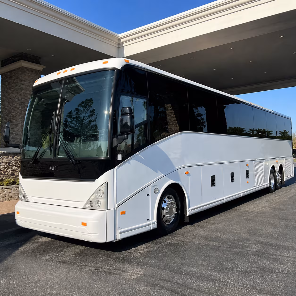 Albuquerque School Event Transportation party bus exterior