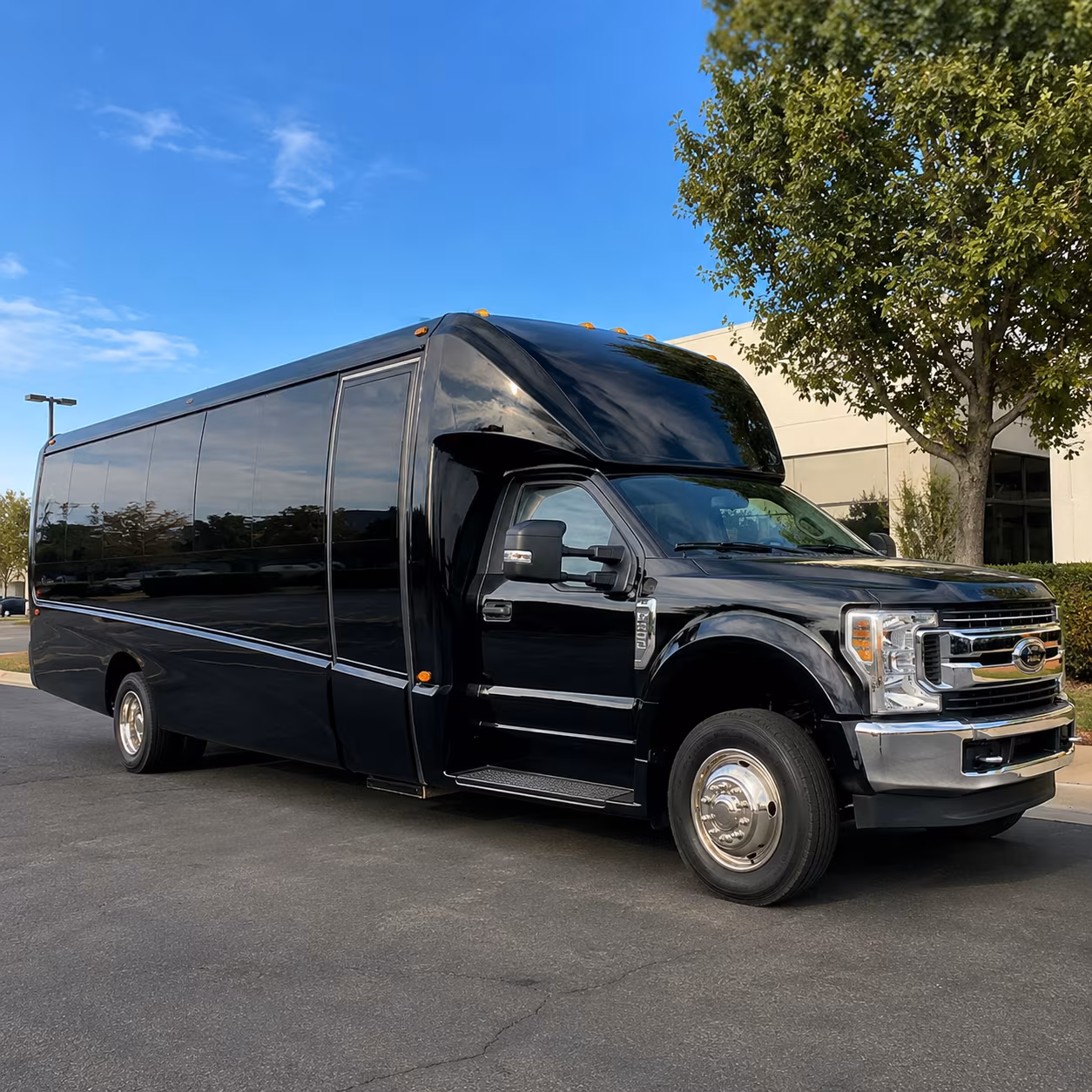 Albuquerque School Event Transportation party bus exterior