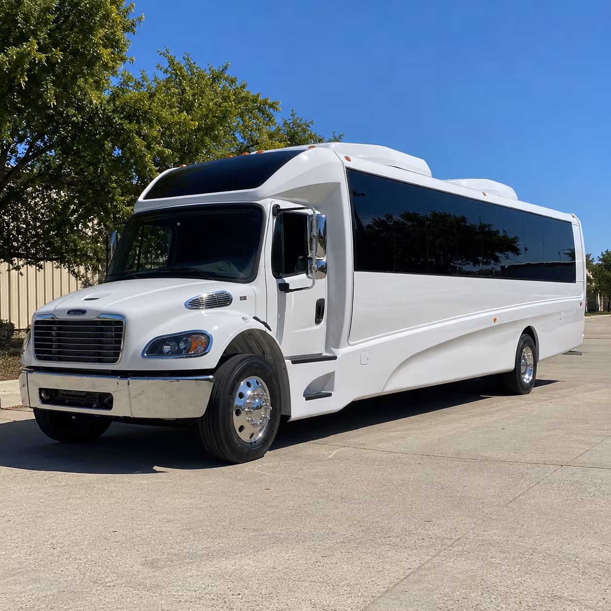 Albuquerque School Event Transportation party bus exterior