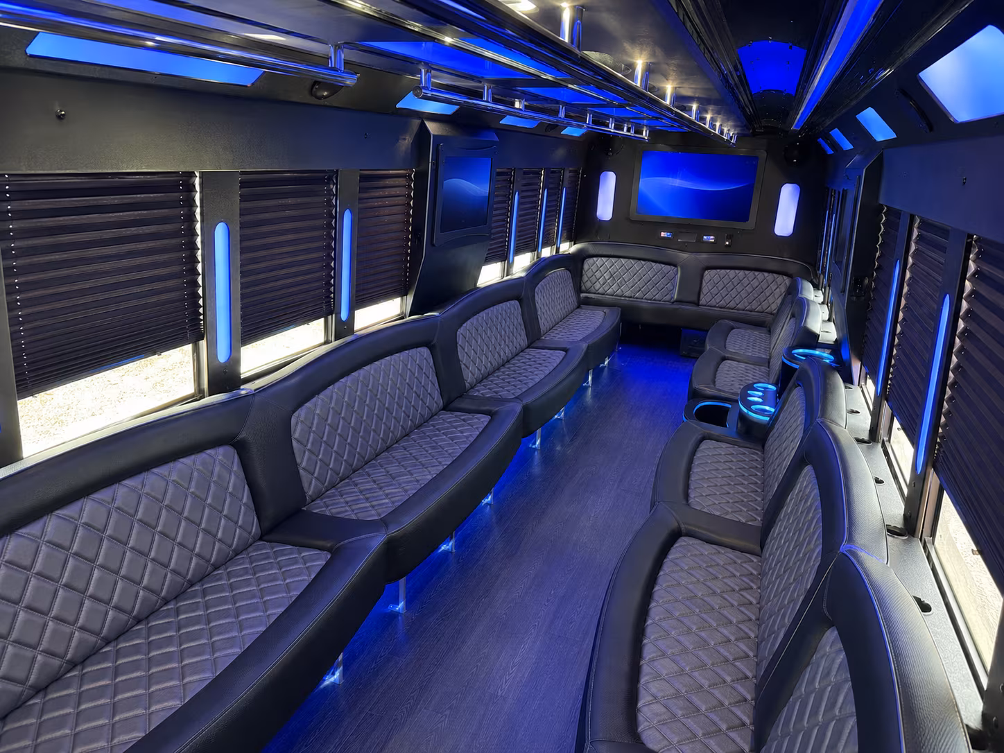 Albuquerque Sporting Event Transportation party bus exterior