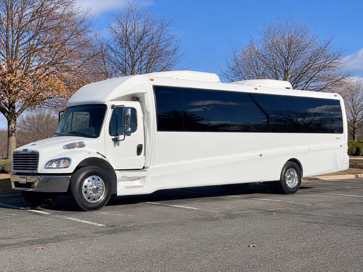 Albuquerque Wedding Transportation party bus exterior