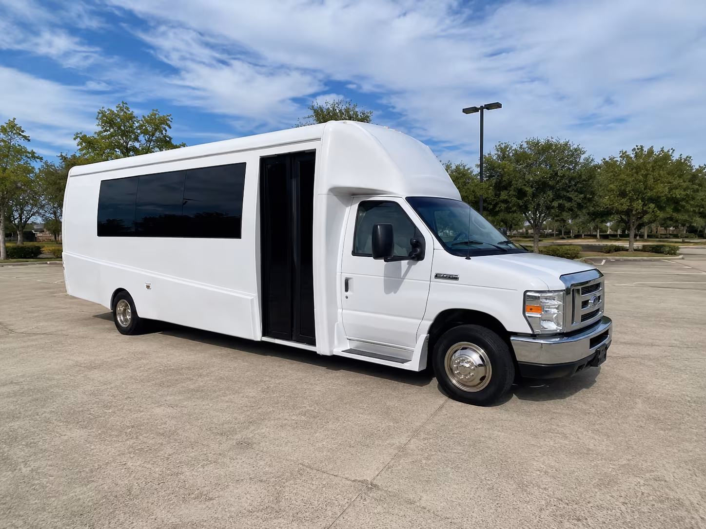 Albuquerque Wedding Transportation party bus exterior
