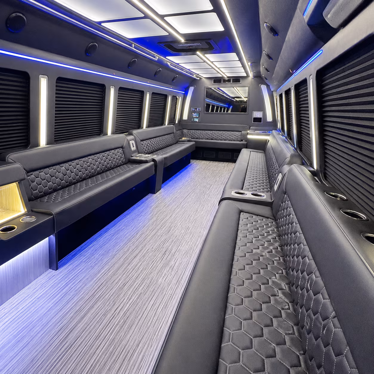 Albuquerque Wedding Transportation party bus exterior