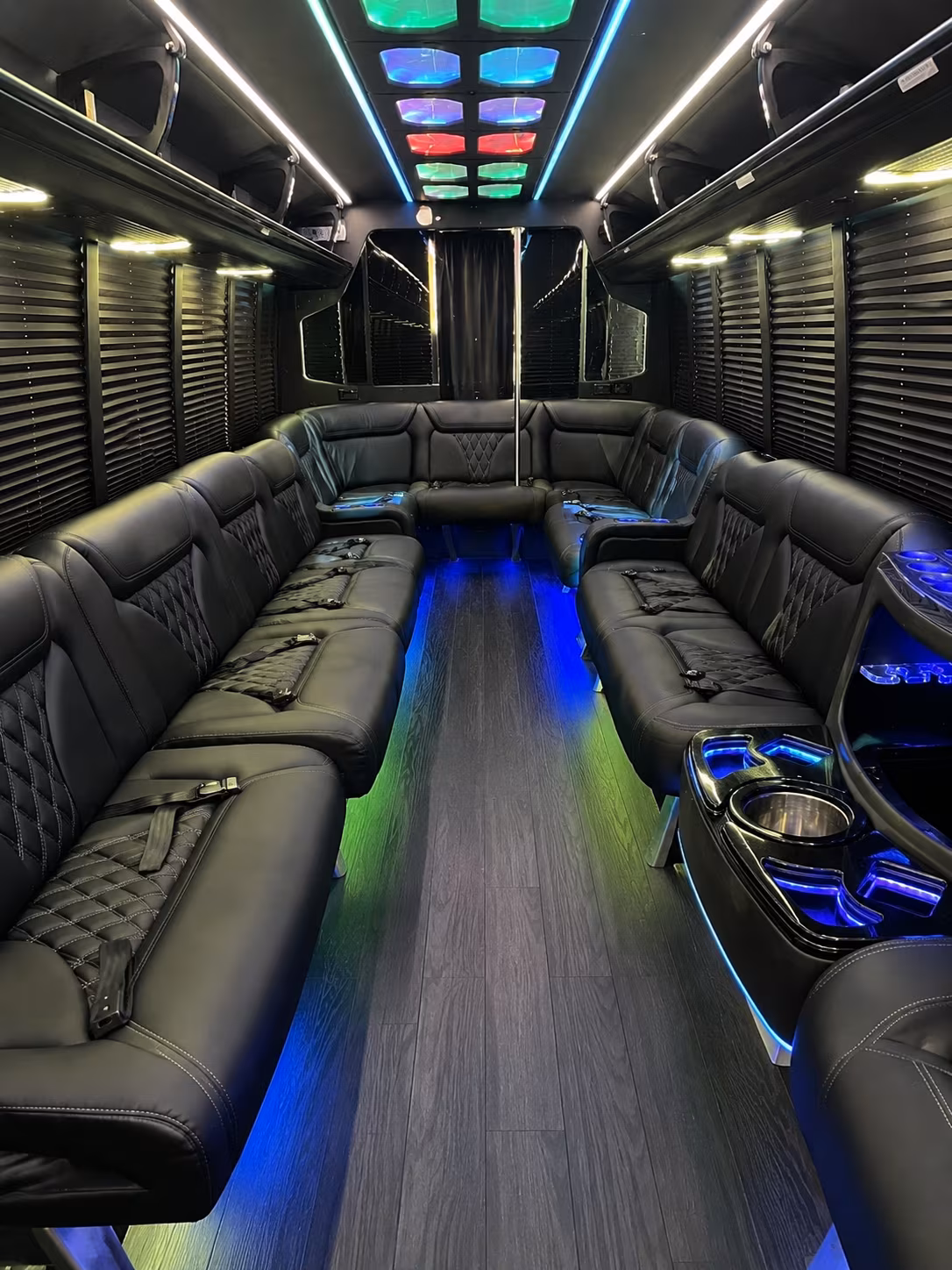 Albuquerque Winery Tour & Pub Crawl Transportation party bus exterior